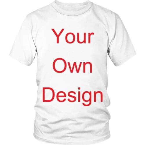 DIY 3D Print T-shirt Your Own Design Men Women Fashion Streetwear O-Neck Custom Design T Shirt Hip Hop Tops Unisex Tees Clothing