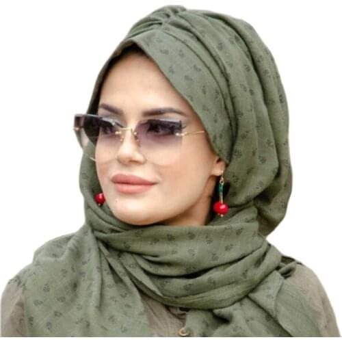 Indian arab wrap women hijab turban caps fashion printed hijab bonnet Bohemian ethnic inner hijabs cap muslim headdress