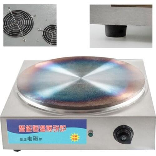 Commercial constant temperature electromagnetic pancake machine 40cm multigrain pancake electronic pancake oven electric bakewar