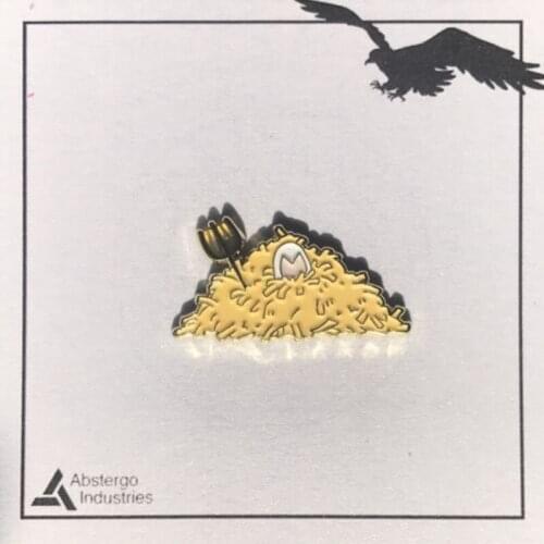 Cosmile Game Cosplay Ezio Auditore Leap of Faith Statue Haystack Badge Pin Brooch Limited fashion creative new hot badge