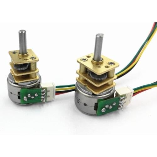 GA12BY5 Micro Stepper Gear Motor High Torque Ultra-Low Speed DC5V Metal Gear Motor