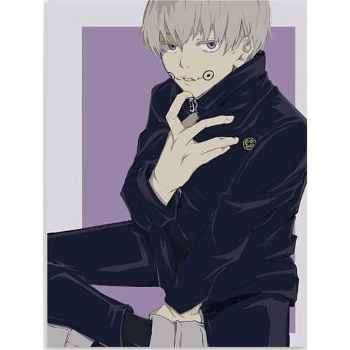 Modular Jujutsu Kaisen Canvas Painting HD Printed Inumaki Toge Poster Home Decor Living Room Wall Art Anime Role Pictures Framed