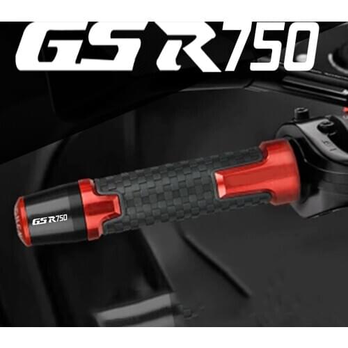 Motorcycle Accessories 7/8'' Handlebar Grips Handle Bar Cap End Plugs FOR SUZUKI GSR 750 GSR750 2011 2012 2013 2014 2015 2016