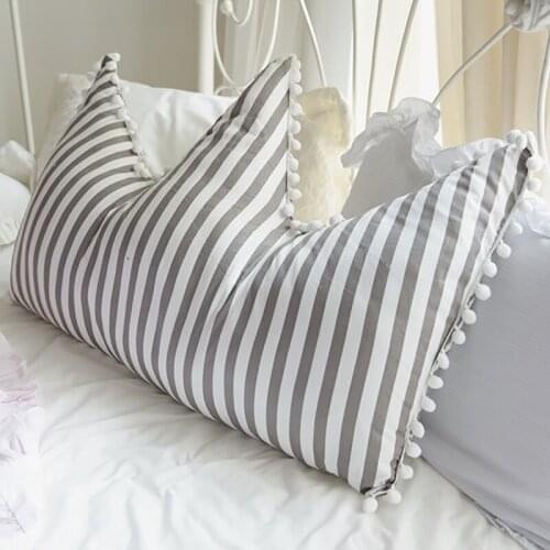 Soft stuffed plush crown pillow with nordic style fluffy balls three point crown cushion multi-function nap pillow