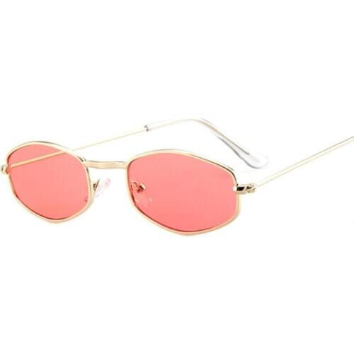 Vintage Oval Sunglasses Women Brand Designer Candy Color Mirror Sun Glasses Female Male Outdoor Goggles Party Oculos De Sol