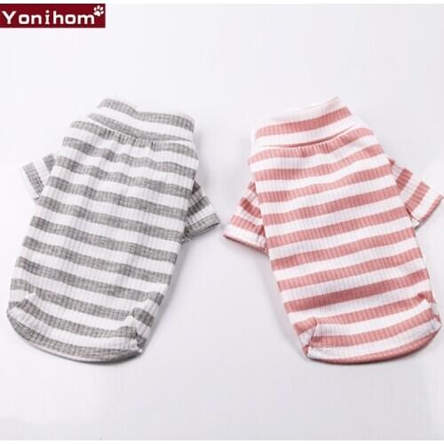 Clothing for Dogs Shirt Cotton Elastic Pet Clothes Summer Spring Cheap Dog Clothes Soft Clothing for Dogs Chihuahua Pet Clothes
