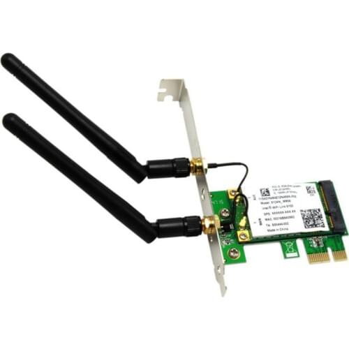 WIE5102 PCIe to SATA3.0 Expansion Cards Dual Band 2.4/5Ghz Built-in WiFi PCI-E Network Card 450Mbps PC Desktop Wireless Adapter