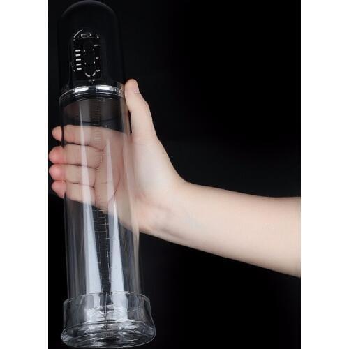 Help erection Electric automatic Penis Pump Penis Enlarger Vacuum Pump Peni Extender Man Sex Toys Penis Enlarger Extension black