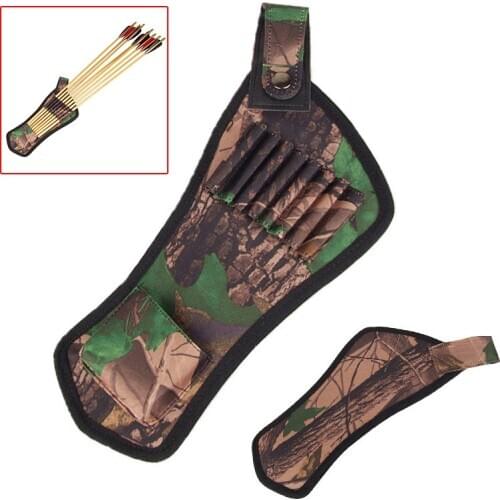 Archery Crossbow Arrow Quiver Bag Holder Pouch Waist Hip Belt Portable Arrow Storage Bag Hunting Shooting Accessories 35*15cm