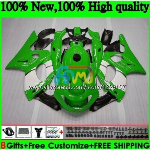 Thundercat For YAMAHA YZF600R 96 02 03 04 2005 2006 2007 73BS.115 YZF 600R Green white YZF-600R 2002 2003 2004 05 06 07 Fairing