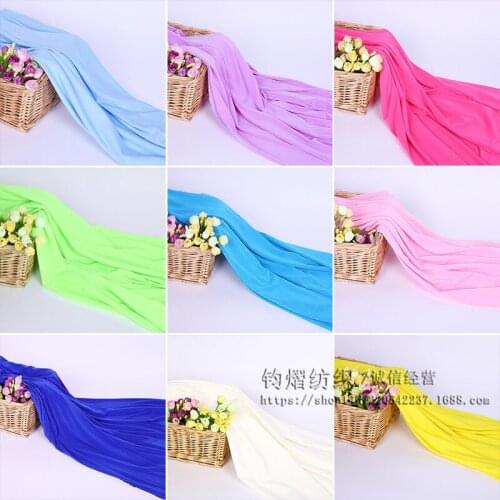 High Elastic Knitted Spandex Fabric Milk Silk Clothing Fabric Latin Dance Swimwear Cloth Sewing Accessories