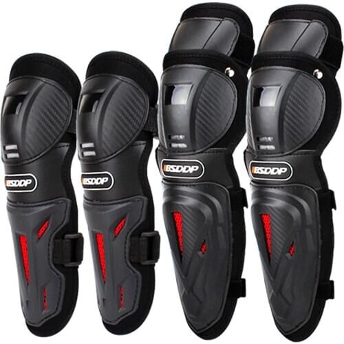 Brand New 4pc/s Motorcycle knee & elbow protective pads Motocross skating knee protectors riding protective Gears pads protectio