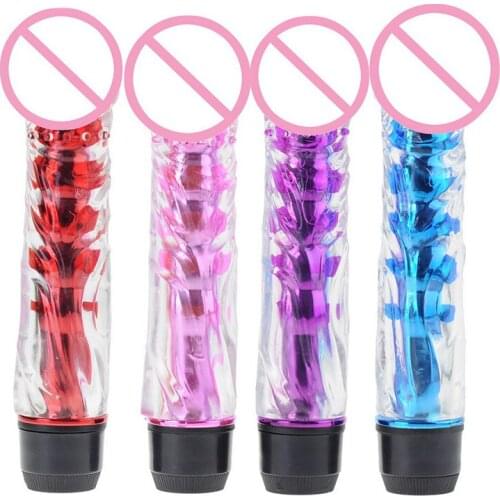 Multi Speed Dildo Cilt Vibrator Waterproof Jelly Penis Adult Sex Product Toys For Woman Female G spot Vibrator Massager