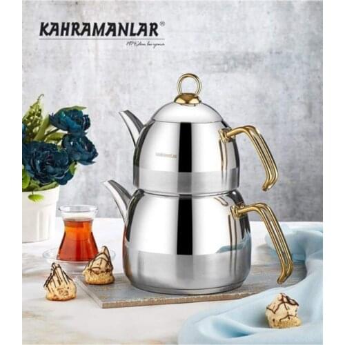 Kahramanlar Roma Gold Line Mini Teapot Set 1036-G