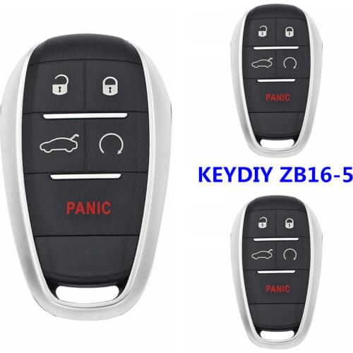 KEYDIY ZB16-5 Universal Smart Key ZB Series KD Remote Car Key For KD-X2 Key Programmer
