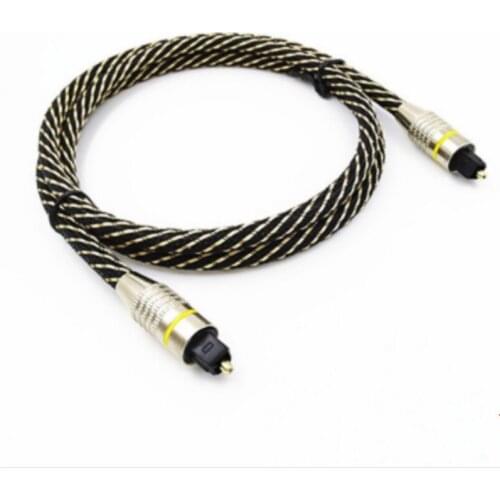 2019 Digital Optical Audio Cable Fiber Toslink Male Optic Cable OD6.0 Toslink Male to Toslink Male