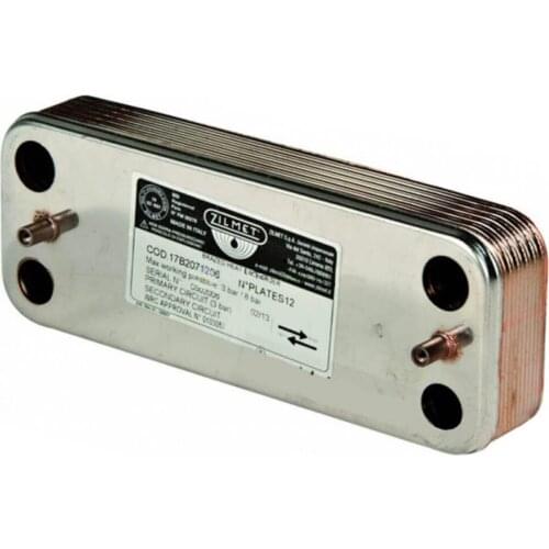 571646 - Heat Exchanger 12 Plates For Ariston, Halstead, Demrad, Protherm