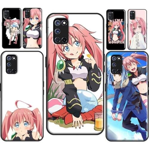 Milim Nava Rimuru For OPPO A52 A72 A92 A1K A5 A9 A53 A31 2020 F5 F7 Reno 4 Pro 2 Z Find X3 Pro Case Cover