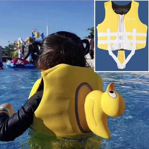 Baby Water Sports Swimming Vest Yellow Duck Survival Jacket Buoyancy Safety Aid Clothing Girls Boys Toddler Child Kids