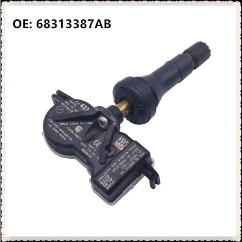 68313387AB FOR 2016-2021 Jeep Grand Cherokee Compass Dodge Durango Fiat 500x TPMS 433MHz TPMS SENSOR TYRE PRESSURE SENSOR
