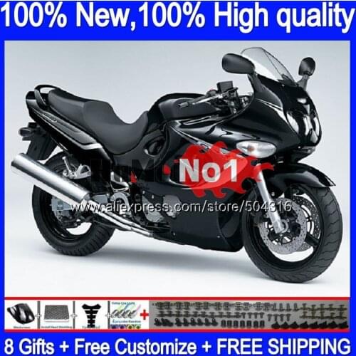 Body For SUZUKI KATANA GSXF 600 750 GSXF600 98 99 00 2001 2002 12MC.107 Nice Black GSX600F GSXF750 1998 1999 2000 01 02 Fairing