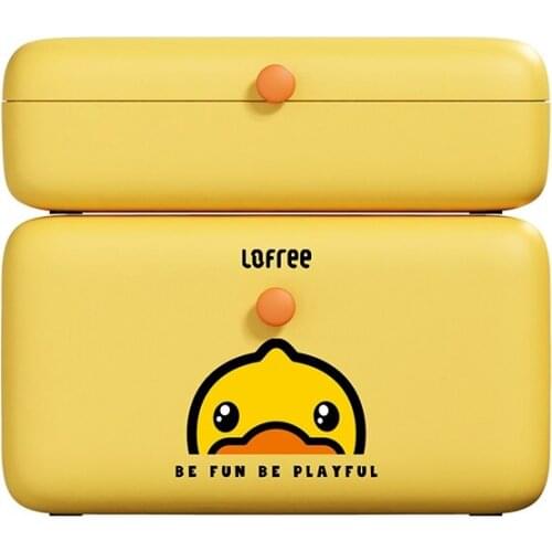 TT Small Yellow Duck Storage Box Office Desk Surface Panel Shelf Drawer Stationery Cosmetics Storage Box