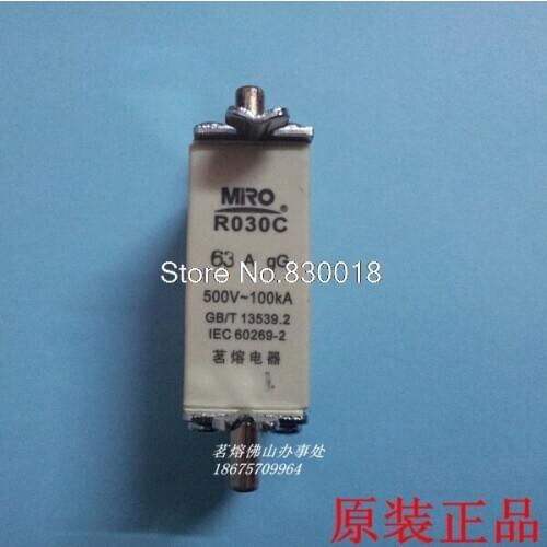 Mingrong Fuse RO3OC RT16-00C RT20-000 63A 50A 40A 80A 100A 125A 160A 32A 20A 16A 10A -20PCS/LOT