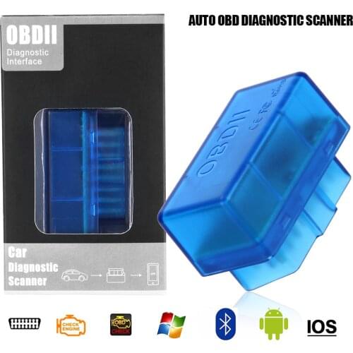 Mini ELM327 OBD2 For Android Windows IOS Bluetooth Car Diagnostic Scanner Repairing Tools Code Reader