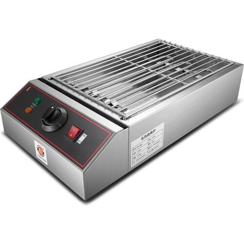 Multifunctional electric hot smokeless electric oven stainless steel household oven skewer grill