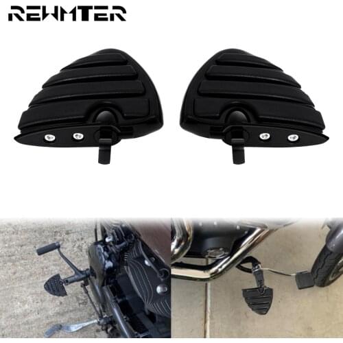 Motorcycle Footpegs Male Mount Wing Style Foot Rest Pedal For Honda For Harley Touring Heritage Softail Low Rider Electra Glide