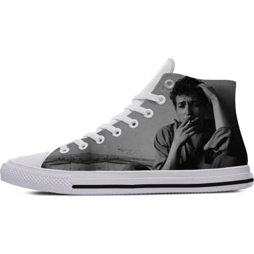 2019 Hot Cool Fashion High Quality Funny Sneakers Handiness Casual Shoes 3D Printed For Men Women Pop Rock Bob Folk Music Dylan