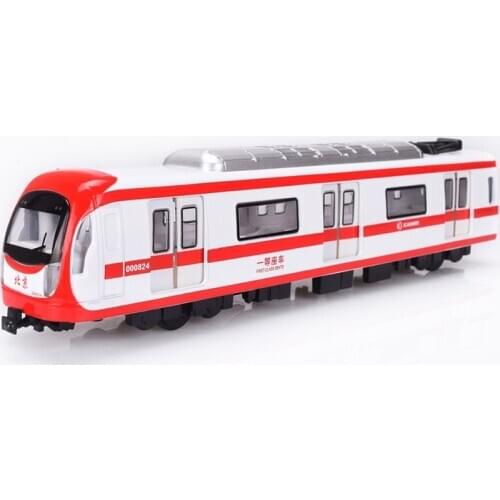 Train toys Electric Plastic Long Alloy Models Of Subway Train Dynamic Model Light Music Enter Cars Toy Educational Car Children