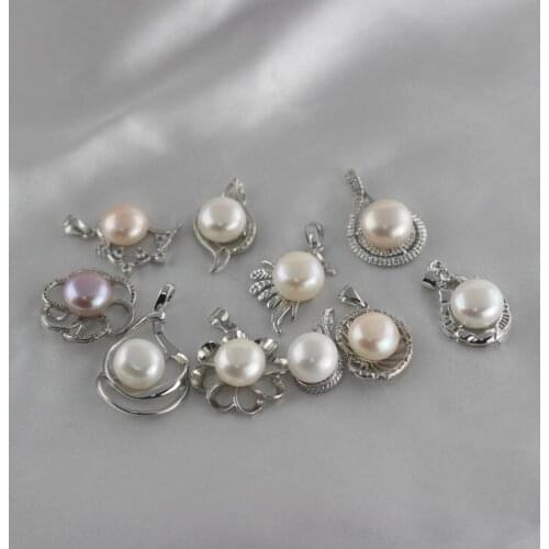 MIX STYLE HOT CHEAP 11-12MM Super Big Pearl Size Natural Freshwater Pearl Pendant Fashion Jewellery for Young Lady Women Girls