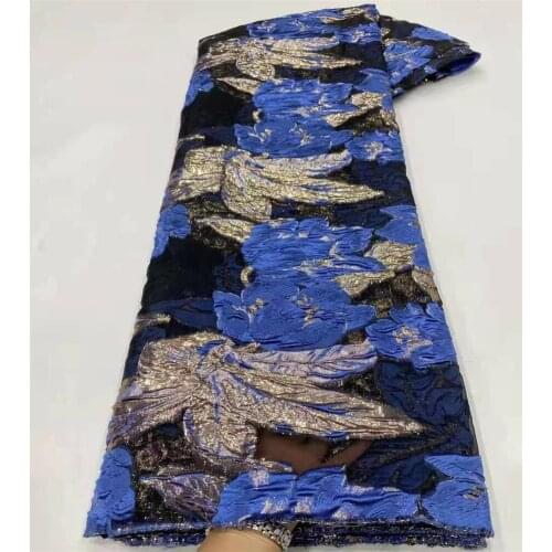 SJ Lace 2021 African Lace Fabric Organza Fabric French Net Tulle Lace Fabric Nigerian Jacquard Brocade Lace For Dress A2-36