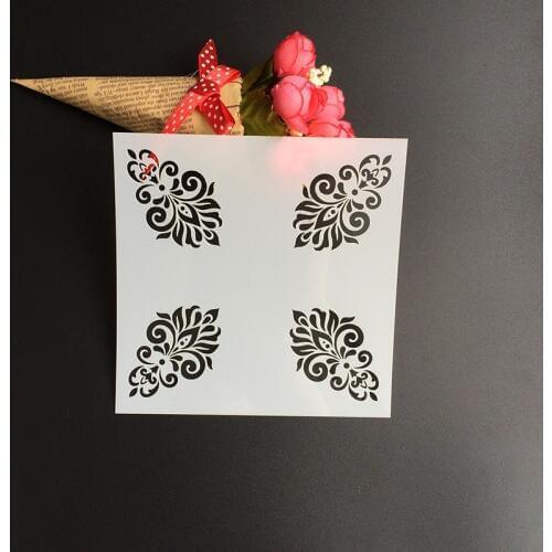 1 Sheet Layering flower Stencils for DIY Scrapbooking/photo album Decorative Embossing DIY Paper Cards Crafts