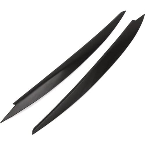 1Pair ABS Chrome Headlight Trim Lamp Eyebrow Headlight Cover Sticker Trim Decoration For Golf 7 MK7