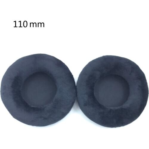 2Pcs/1Pair Velvet Universal Headphone Cushions Replacement Ear Pads Cushion 70mm 90mm 60mm-110mm For All Earphone Headphones
