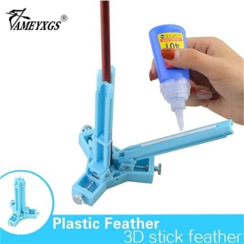 1pc Archery 3D Arrow Feathers Jig Adjustable Feather DIY Stick Bonding Tool For Bow And Arrow Shooting Hunting Accessories
