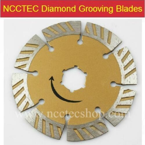 4'' inch NCCTEC diamond dry saw cutting blade DISC | 106mm Concrete cut disk special for GRM2838 floor grooving machine