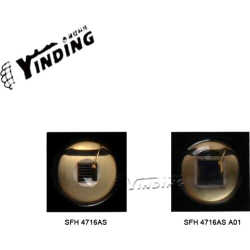 5pcs OSLON SFH 4716AS 5W high power led lamp beads 850NM infrared light Camera monitoring system light source Iris recognition