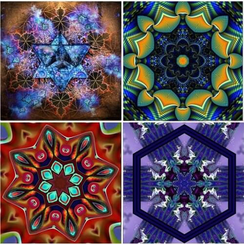 5D DIY Diamond Painting Mandala Flower Mosaic Cross Stitch Decor Kits Full Square Round Drill Embroidery Rhinestones Home Gifts