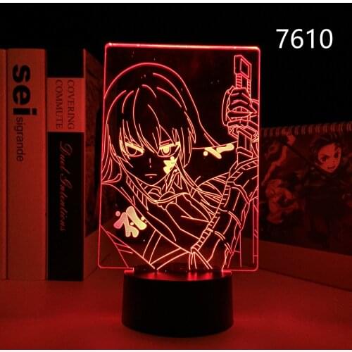 Akame Ga Kill Anime 3d Led Light for Bedroom Decor Night Light Kids Children Birthday Gift Manga Lamp Bedside