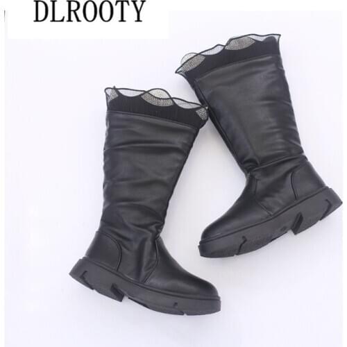 Winter Children Snow Boots Warm Shoes For Boy Girl Short Plush Flat Baby Kid Outdoor Fashion Thick Ankle Martin Boots Non-slip