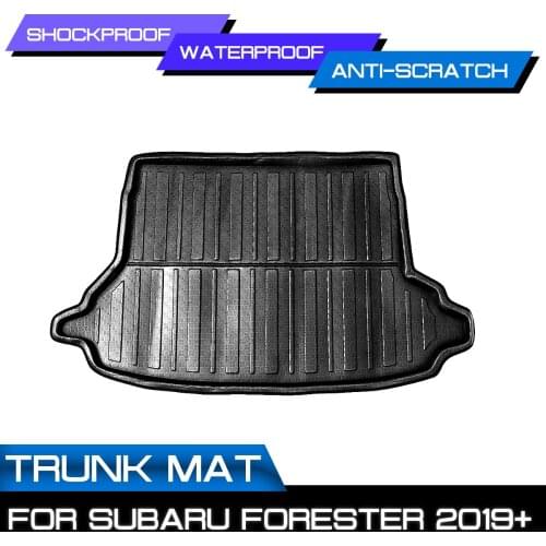 Trunk Floor Mat Liner Carpet Tray For Subaru Forester 2019+ Car Boot Cargo Liner Tray Waterproof Car Styling Auto Floor Mat part