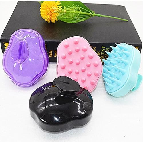 1PC Soft Silicone Dogs Cats Shower Hair Grooming Comb Pet Bath Brush Comb Pet SPA Massage Brush Dog Cleaning Tool Pet Supplies