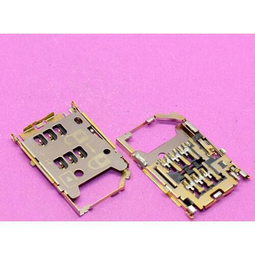 YuXi Brand New SIM card socket card adapters for Nokia C6-01 X5-01 E5 N500 memory card holder reader tray slot