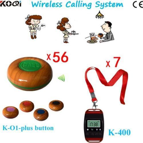New!!!KOQI Waterproof Pager Wireless Calling System Restaurant Service Waiter Calling/Call Button Bell