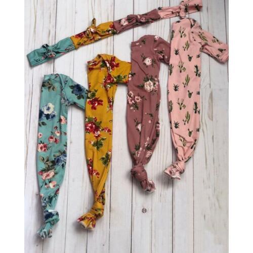 PUDCOCO Newborn Baby Girl Swaddle Blanket Sleeping Bag Swaddle Muslin Wrap+Headband Set Support wholesale