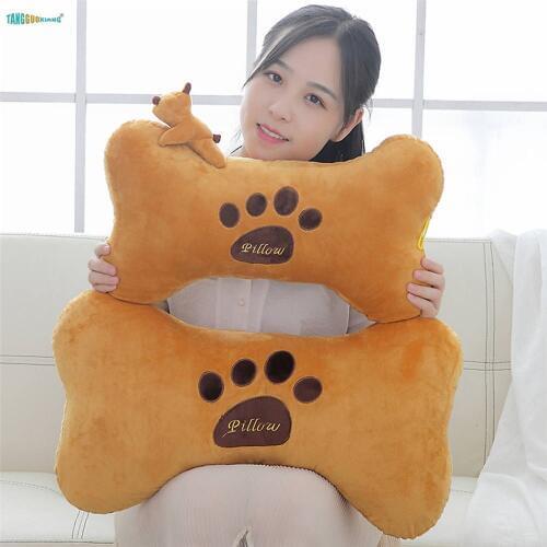 50-60cm Dog bone Plush Toys Pillow Soft Stuffed Plush Animals Kids Toy Sofa Backrest baby sleep partner birthday Christmas gift