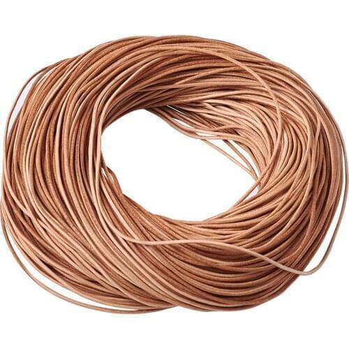 100m/bundle 1mm 1.5mm 2mm Cowhide Leather Cord Leather Jewelry Cord For DIY Bracelet Necklace Jewelry Making Accessories